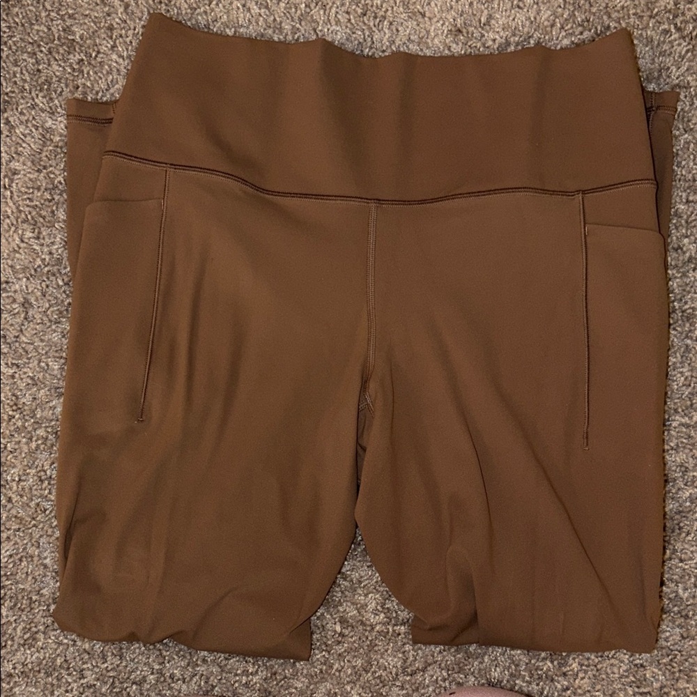 Athleta Women's Brown High-Waisted Leggings